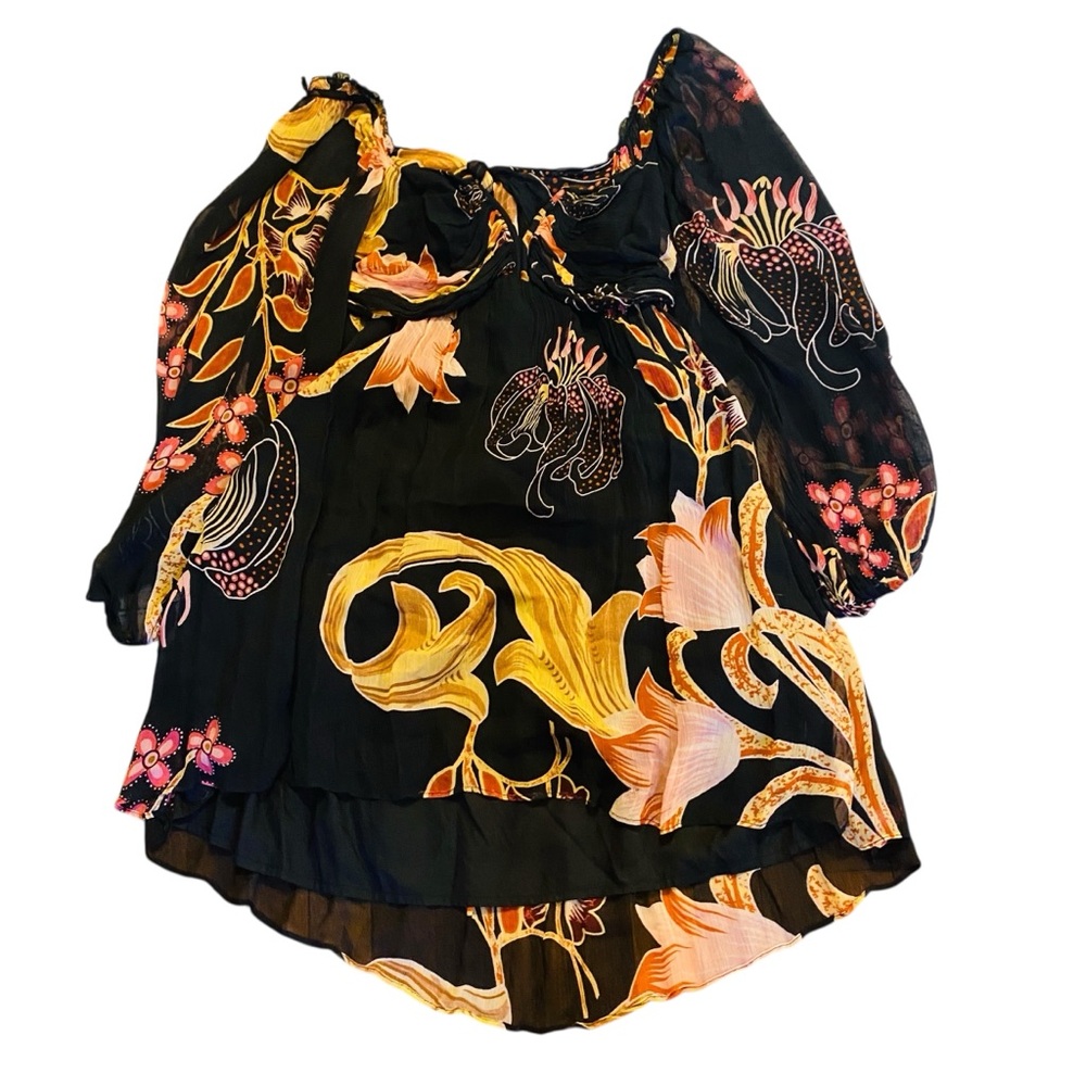 Let Me Be ANTHROPOLOGIE Babydoll Dress L Whimsygoth - Picture 9 of 13